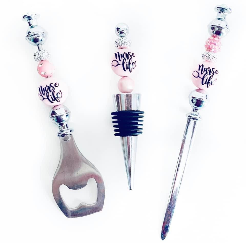 Letter Opener, Bottle Opener & Wine Stopper