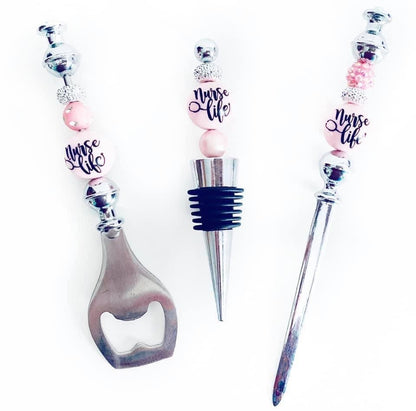 Letter Opener, Bottle Opener & Wine Stopper