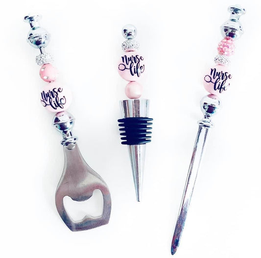 Letter Opener, Bottle Opener & Wine Stopper